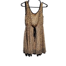 Rosebud Dress Womens Size M Cat Designs Knee Length - £11.78 GBP