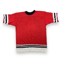 Vintage 70s Chicago Blackhawks Hockey Jersey Sweater Rawlings Logo Remov... - £27.24 GBP