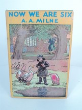 1950 Dutton HC Book w/ DJ - Now We Are Six - A A Milne - VG+ - £33.36 GBP