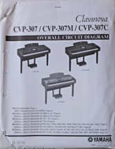 Yamaha CVP-307 307M 307C Clavinova Piano Original Overall Circuit Diagra... - £30.60 GBP