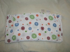 JJ J J Cole Cotton Muslin Baby Swaddle Blanket Red Yellow Green Blue Circle Dot - £25.41 GBP