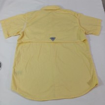 Columbia FM0067 Men's PFG Yellow Omni Shade Short Sleeve Vented Shirt Size Large image 2