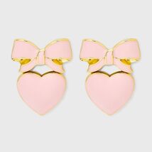 SUGARFIX by BaubleBar Valentine's Day Heart Tied Earrings Pink - $183.79 SUGARFIX by BaubleBar Valentine's Day Heart Tied Earrings Pink - $183.79 MXN