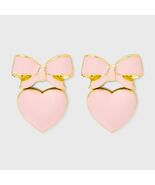 SUGARFIX by BaubleBar Valentine's Day Heart Tied Earrings Pink - $183.79 MXN SUGARFIX by BaubleBar Valentine's Day Heart Tied Earrings Pink - $183.79 MXN