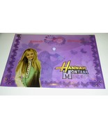 Miley Cyrus Hannah Montana Document Bag Vintage Disney Part Time Pop Sta... - $20.56 CAD