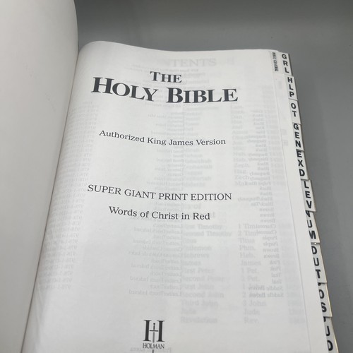 The Holy Bible kJV  Super Giant Print Edition 2017 Holman Item image 5