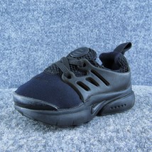 Nike Boys Sneaker Shoes Black Synthetic Slip On Size T 6 Medium - £19.44 GBP