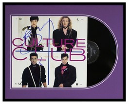 Culture Club Group Signed Framed 1986 From Luxury to Heartache Album Dis... - $346.49