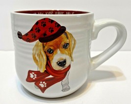 Belle Maison Beagle Dog My Kids Have Paws&quot;Holiday Christmas Theme Gift Mug - £8.48 GBP
