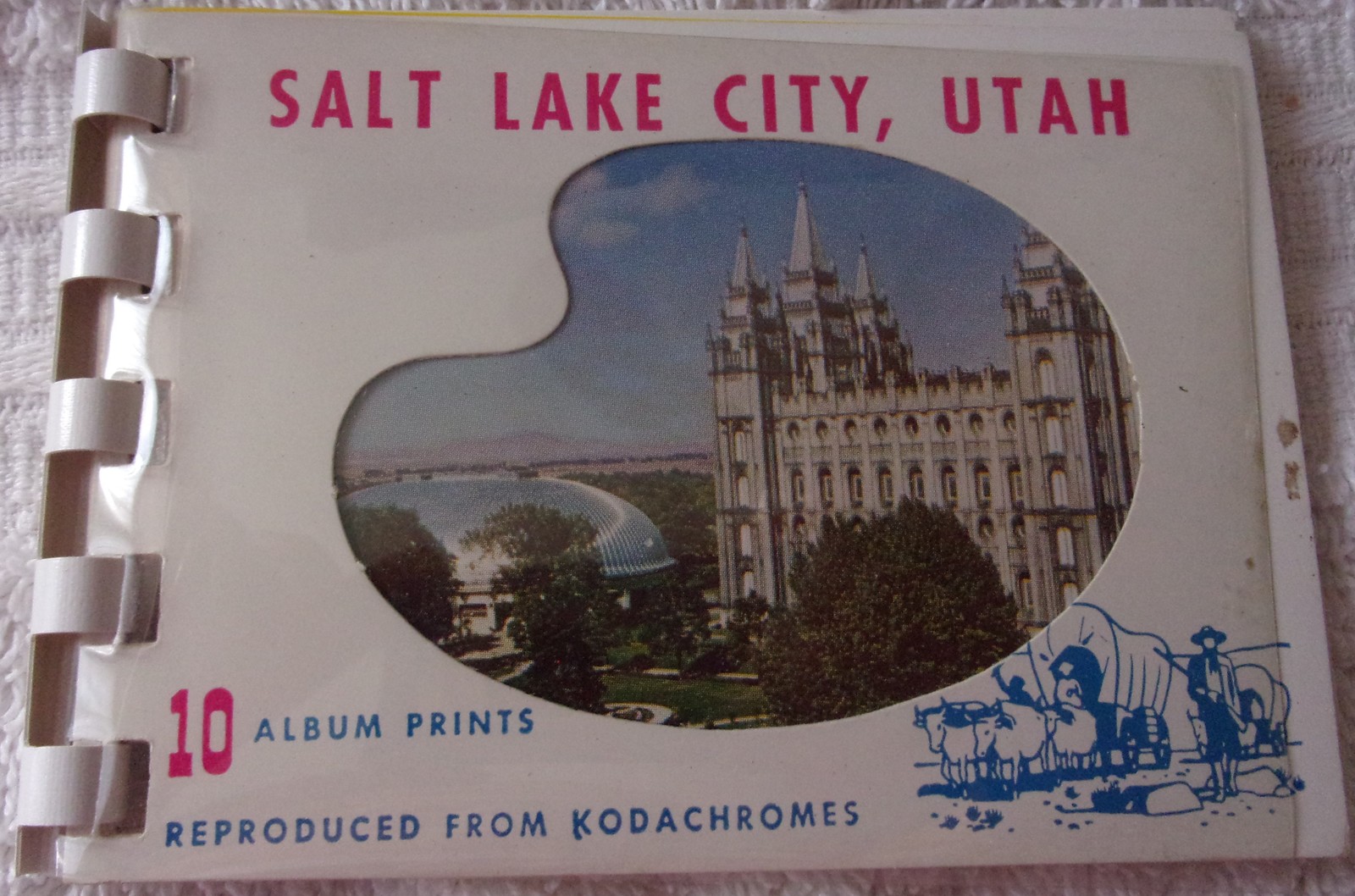Salt Lake City Utah 10 Prints Spiral Album  - $4.99