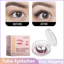 1pairs Natural False Eyelashes Thin Band Hand Made Short Lighter Eyelash... - £14.40 GBP