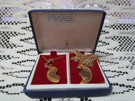 MizPah Pendants in 14K filled Yellow Gold stamped new in Compatible with Box Bib - £293.60 GBP