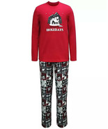Family Pajamas Matching Men&#39;s Cabin Patchwork Family Pajama Set, L - $301.39 MXN