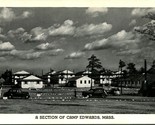 Vtg 1940s Postcard Camp Edwards Massachusetts MA A Section of Camp Edwards - £9.50 GBP