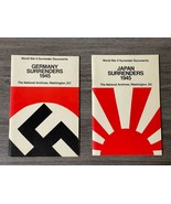 World War II Surrender Documents Japan 1945 Germany 1945 National Archiv... - $27.15 CAD