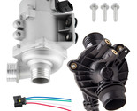 New Electric Engine Water Pump and Thermostat For BMW X3 1 3 5 Series - £100.86 GBP