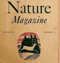 Nature Magazine Antique Publication 1941  Christmas December Issue 34:10 DWS7A - £16.01 GBP