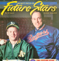 1991 Beckett Future Stars Nolan Ryan Todd Van Poppel Issue #1 May Baseba... - $378.90 MXN