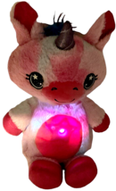 Star Belly Dream Lites Pink/Purple Unicorn Huggable 6 Light Modes Night Light image 5