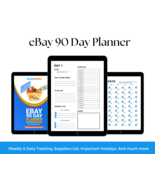 eBay 90 Day Planner | Printable Daily &amp; Weekly Digital Tracker | PDF Dow... - $8.90