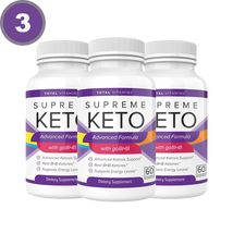 3 Bottles Supreme Keto Diet Pills BHB Ketones Fat Burner Ultra Boost Weight Loss - £50.19 GBP