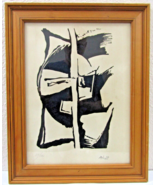 Alexandre Noll Untitled 1960&#39;s Signed Woodblock Print on Paper Edition 2... - $24,076.12 MXN