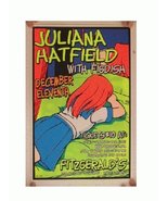 Juliana Hatfield Silkscreen Poster Crying Figdish Pez - £59.76 GBP