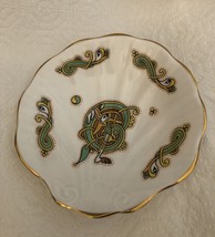 Royal Tara Book Kells 5” Porcelain Gold Shell Dish Galway Ireland Celtic Art Exc - £8.99 GBP