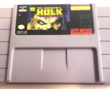 THE INCREDIBLE HULK Super Nintendo SNES Authentic GAME CARTRIDGE Tested-... - £18.31 GBP