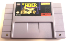 The Incredible Hulk Super Nintendo Snes Authentic Game Cartridge Tested- Working - £18.16 GBP