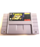 THE INCREDIBLE HULK Super Nintendo SNES Authentic GAME CARTRIDGE Tested-... - £18.00 GBP