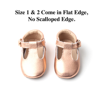 Starbie Baby Mary Jane  Rose Gold Baby Shoes Baby dress shoes toddler shoes - $15.00+