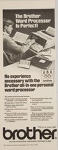 1988 Print Ad Brother All-In-One Personal Word Processors Uses Diskettes - £11.84 GBP