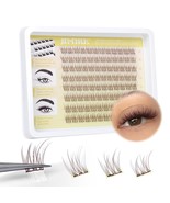 Brown Self-Adhesive Eyelashes - Press on Lash Clusters, Natural Look, Pr... - $274.88 MXN