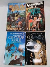 Lot Of (4) Vintage Fantasy Paperback Novels Deryni Magic Centaur Aisle  - £37.32 GBP