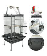 68&quot; Large Bird Pet Cage 3 Doors Large Play Top Parrot Finch Cage Macaw C... - $216.99