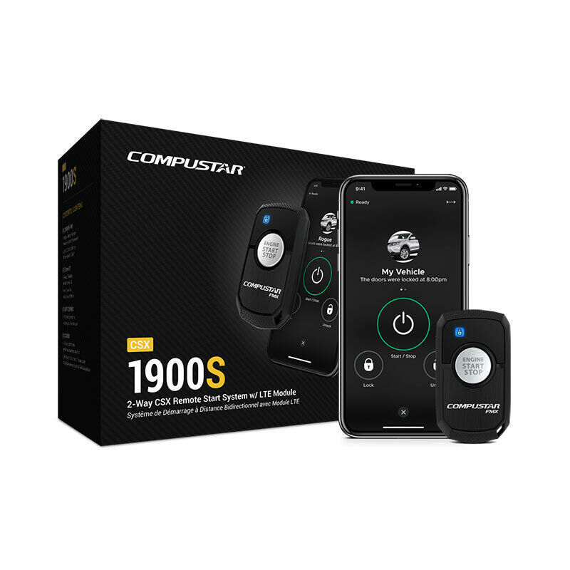 Compustar CSX1900-S 2-Way Remote Start System W/LTE Module w/ Drone X1 (CM900)