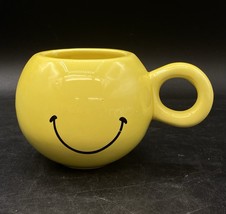 Betallic LLC Ceramic Yellow Smiley Face Coffee Mug Emoji No Eyes - $19.79