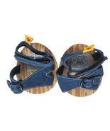 Build A Bear Workshop Blue Denim Sandals Open Toe Buckle Outfit Accessor... - £17.49 GBP