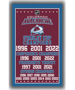 Colorado Avalanche Hockey Team Winner Memorable Flag 90x150cm 3x5ft Best... - £11.44 GBP