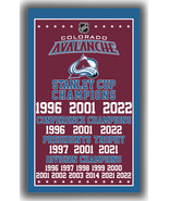 Colorado Avalanche Hockey Team Winner Memorable Flag 90x150cm 3x5ft Best... - €12,72 EUR