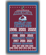 Colorado Avalanche Hockey Team Winner Memorable Flag 90x150cm 3x5ft Best... - £11.44 GBP