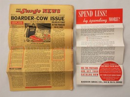 1941 Vintage Babson Surge News Advertising 8pg News W Broadside Boarder Cow - £26.72 GBP