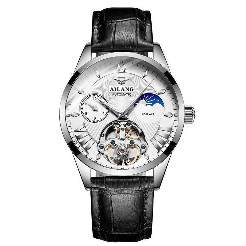 Quality Tourbillon Men&#39;s Watch Men Moon Phase Automatic montre Diesel Watches Me - £101.51 GBP