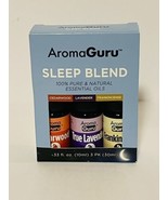 AromaGuru Sleep Blend - Set of 3 - 100% Pure &amp; Natural Essential Oils - £12.61 GBP