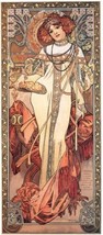 Art Alphonse Mucha Seasons Autumn Giclee Print Canvas - £10.94 GBP