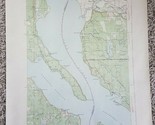 1943 Stanwood Quadrangle Washington WA USGS 15-Minute Topo Tactical Vtg Map - $14.22