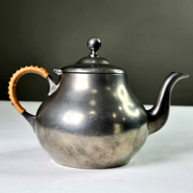 Antique Dutch Pewter 103 Loch Tollenaar &amp; Co. Small Teapot 8x5in Thach H... - £19.60 GBP