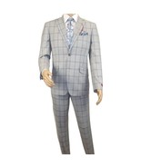 Mens Suit RENOIR English Plaid Window Pane Stretch Comfort Slim Fit 293-... - €151,51 EUR Mens Suit RENOIR English Plaid Window Pane Stretch Comfort Slim Fit 293-... - €151,51 EUR