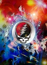 Grateful Dead METAL PRINT  12X8IN INCHES SUBLIMATION PORTRAIT SIGN BEARS 88 - €21,39 EUR
